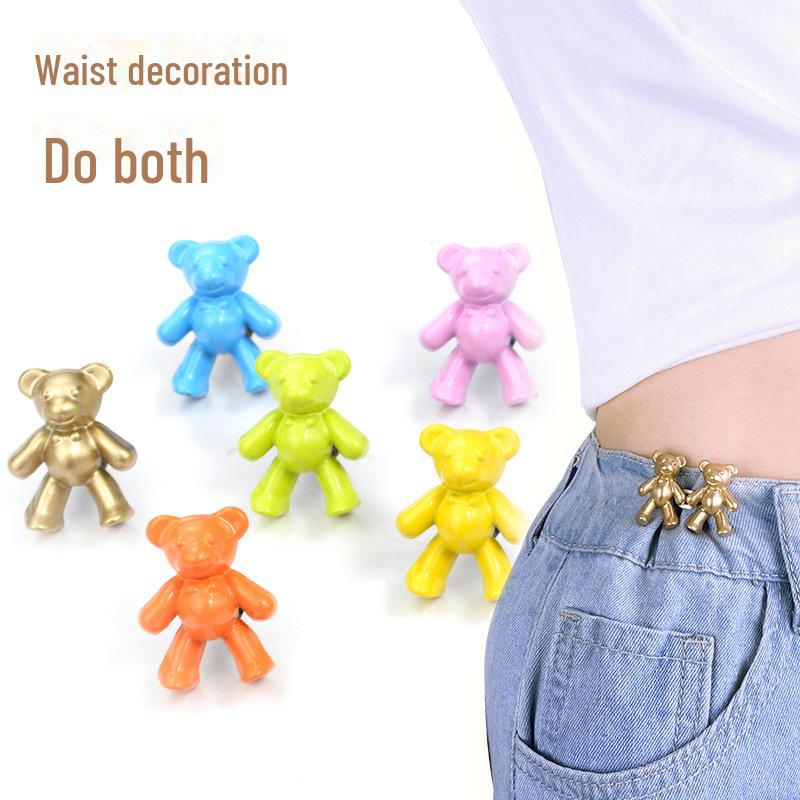 Adjustable No-Sew Waist Buckle for Jeans