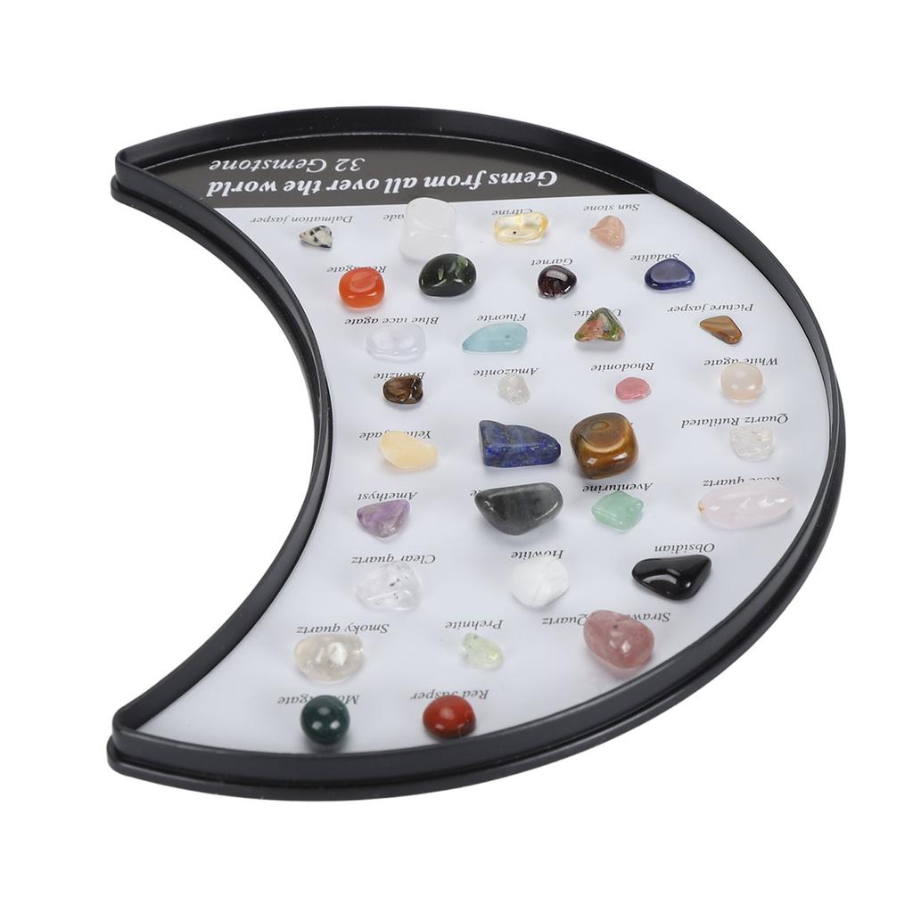 Rock Stone Colletction Kit for Kids Exquisite Science Classroom Rocks and Minerals Collection