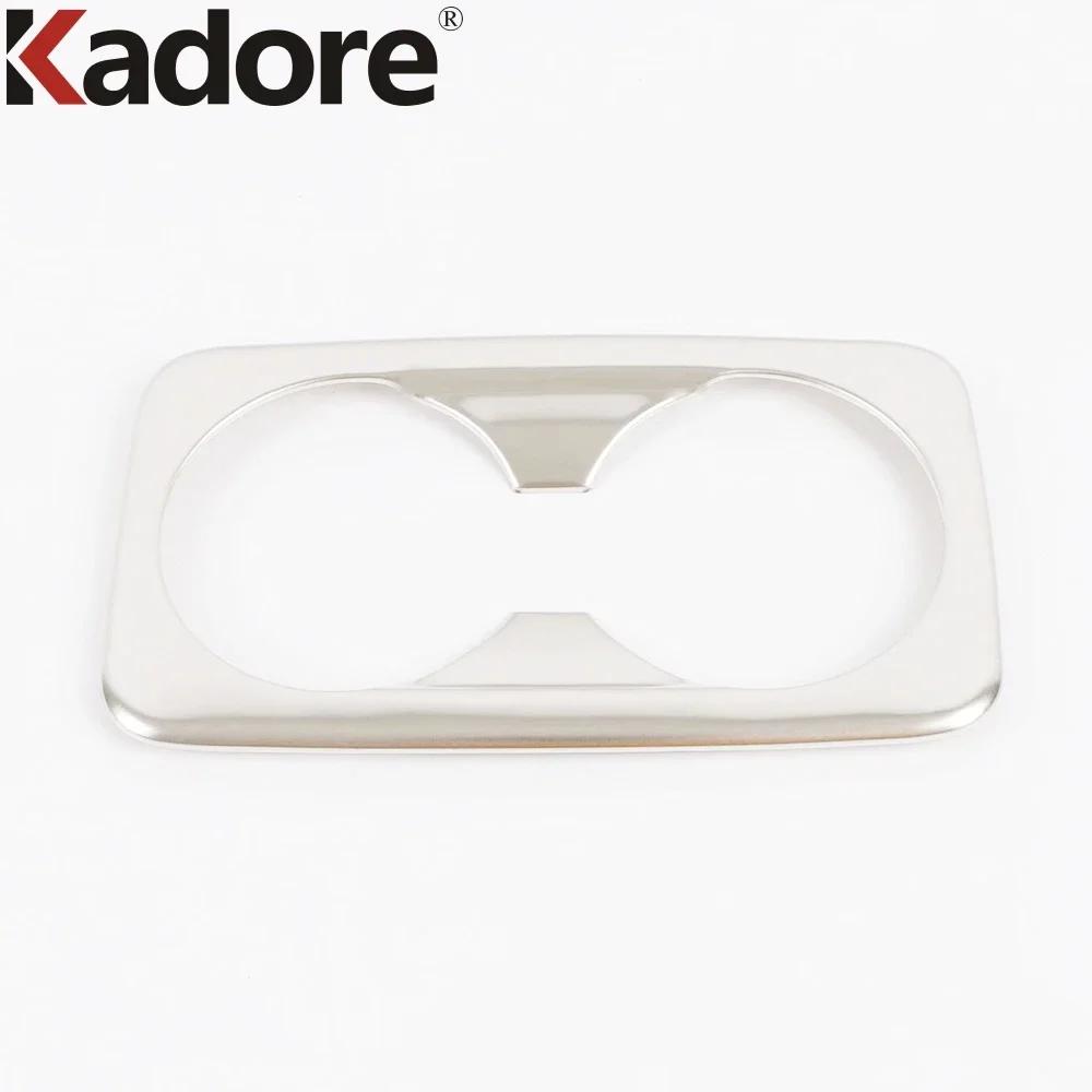 Car Rear Seat Water Cup Holder Frame Cover Trim For Kia Cerato Forte K3 Stainless Steel Interior Accessories
