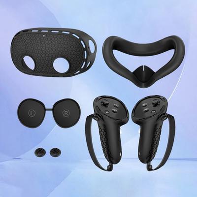 Защитная крышка Рукоятки контроллера VR Оболочка VR Силиконовый чехол VR Накладка на лицо Крышка для линз для Meta Quest 3S