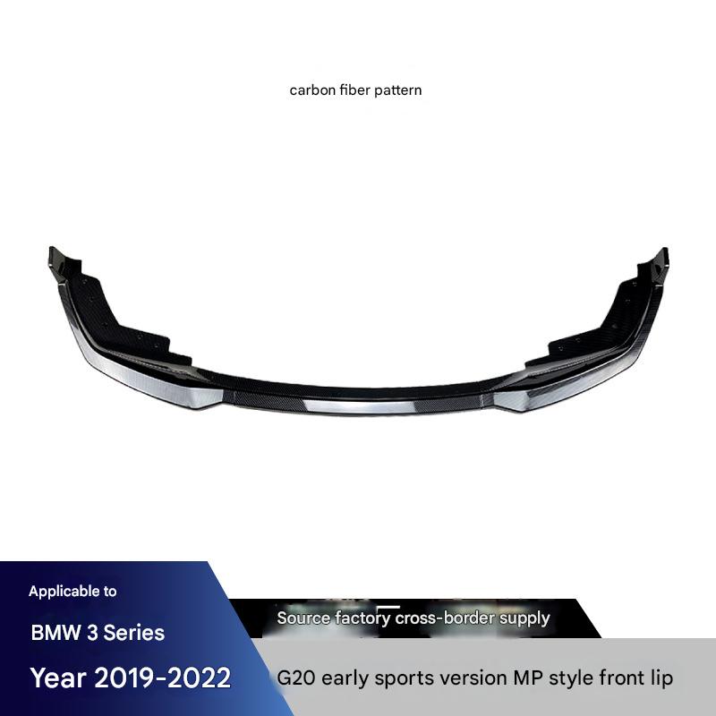 Для BMW G20 G21 G28 330i M340i 2019-2025 Стиль MP Автомобильный передний бампер Разделитель Губа Диффузор Защита Комплект обвеса Крышка