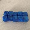 16 Mm 10 Pcs/set 6 Sided Pearl Pattern  Blank Dice Funny Puzzle DIY Game