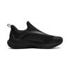 Li Ning Soft Go универсальные модные амортизирующие прочные низкие повседневные туфли мужские кроссовки черные AGLU099-1
