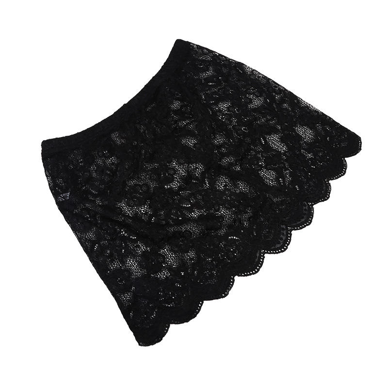 Женская юбка весна-осень с кружевом, прикрывающая ягодицы, модная универсальная мини-юбка с короткими рукавами