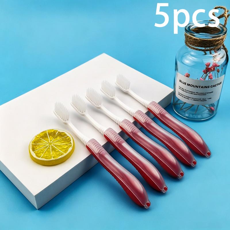 3 5 10pcs Portable Folding Toothbrush Disposable for Hygiene Oral Care Great for Business Travel Camping School Use
