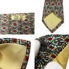 USED HERMES necktie silk Green system business Fashionable Overall handle mens
