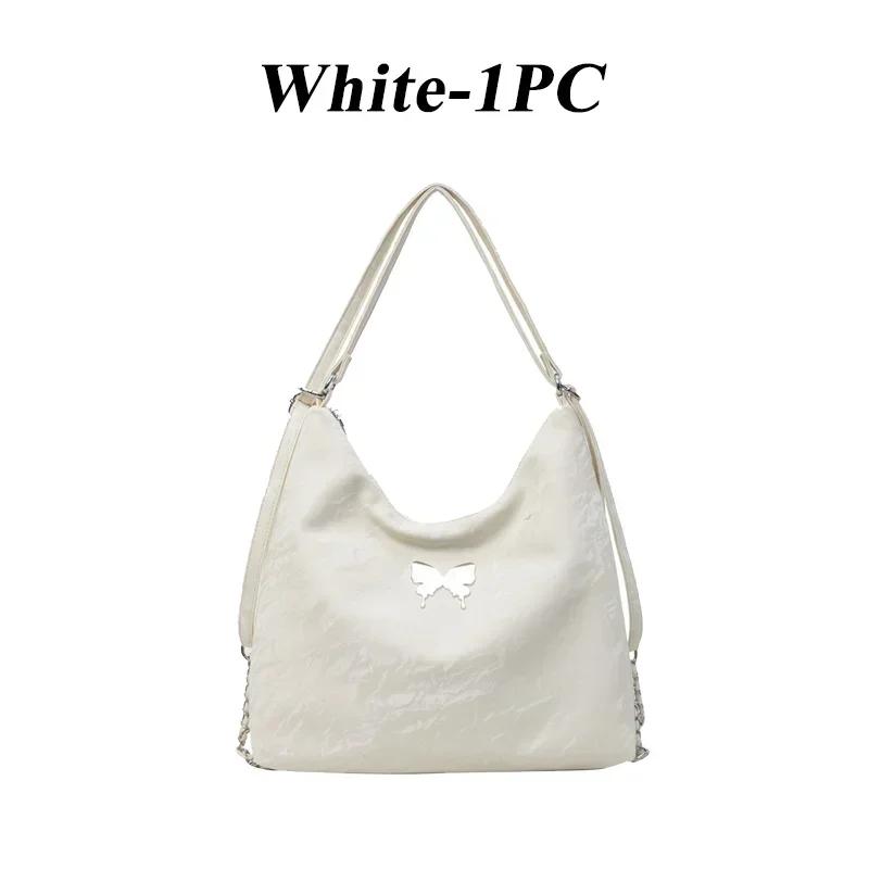 Новый рюкзак, модная вышитая бабочка, простая сумка для пельменей, мягкая поверхность, большая емкость, женская сумка через плечо