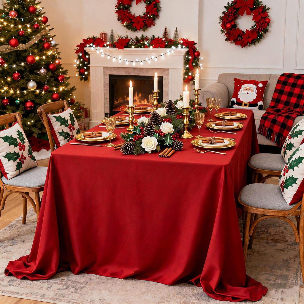 French Style White Tablecloth For Meetings With Waterproof Fabric And Antibacterial Coating For Hotel Decor