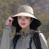 Летняя шляпа с широкими полями от солнца для женщин, для активного отдыха, путешествий, кемпинга, корейская версия, шляпа-панама