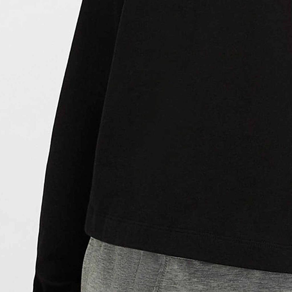 Nike Толстовки Женские Черные С Капюшоном Умеренные Обычные CJ3741-010