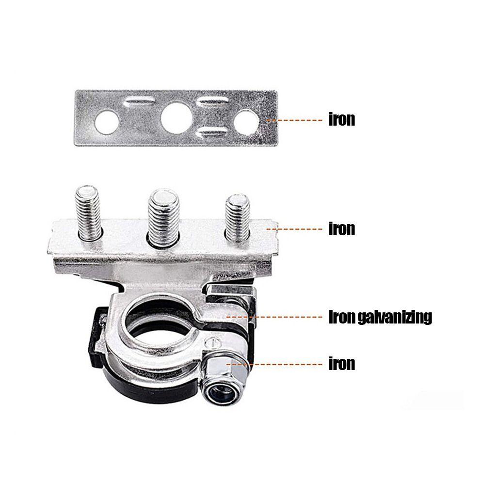3 Way Car Top Post Battery Terminal Quick Release Car Battery Clamps Boat