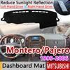 Для Mitsubishi Pajero Shogun Montero 1999~2006 V60 V73 V77 Противоскользящий коврик Чехол на панель приборов Ковер Солнцезащитный коврик на панель Автоаксессуары