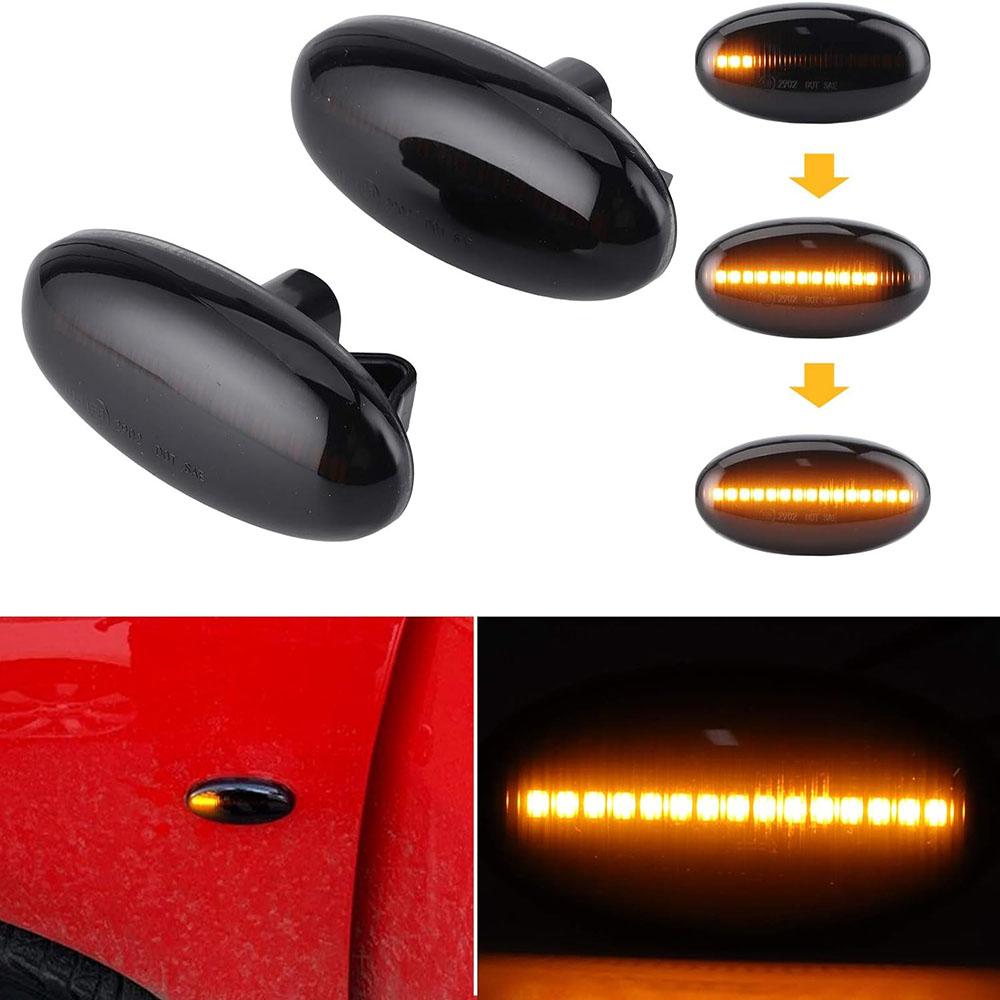 Светодиодный динамический боковой габаритный фонарь с указателем поворота для Mazda 2 3 5 6 BT-50 MPV II