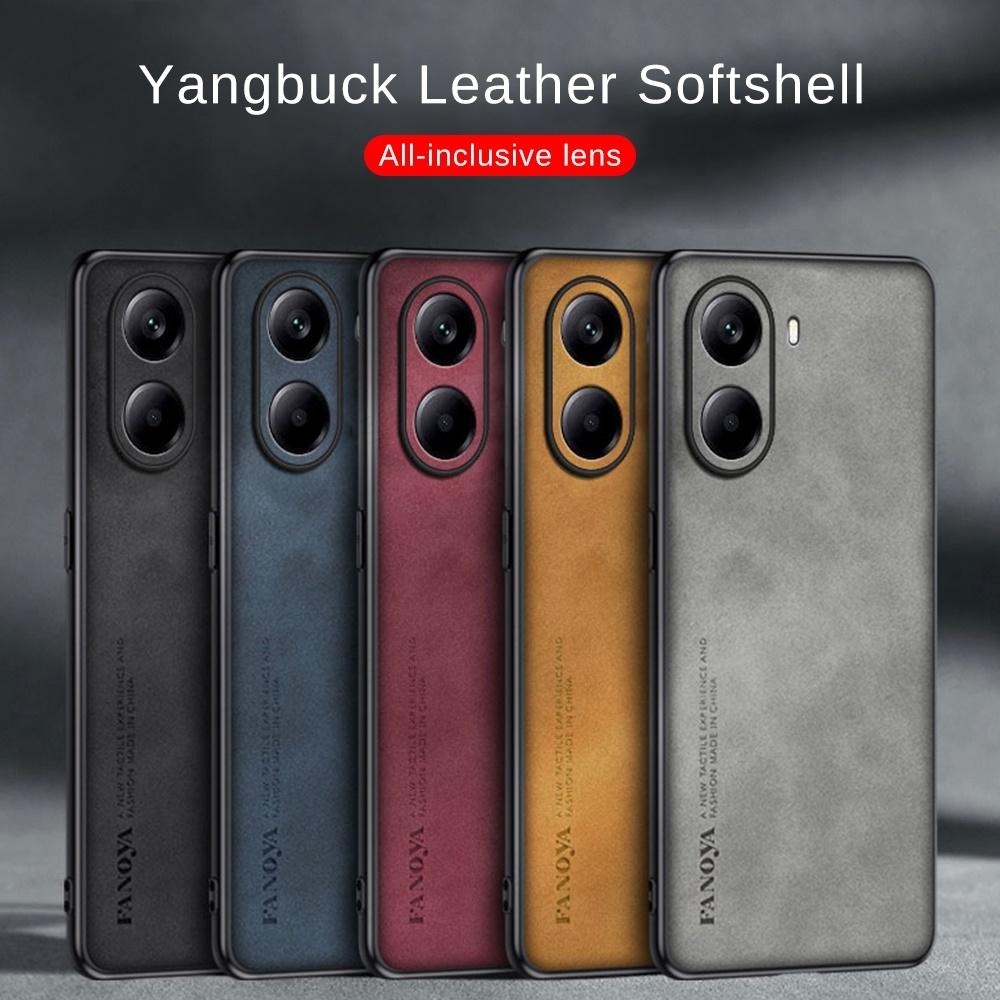 Чехол для телефона из овчины и искусственной кожи для Poco X7 Pro, матовая мягкая задняя крышка, противоударные чехлы для POCO M7 Pro