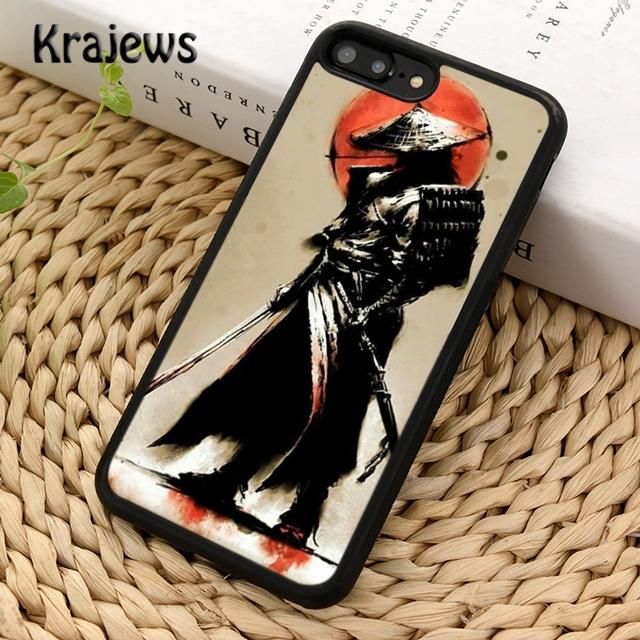 Krajews SAMURAI JAPAN MARTIAL ART KANJI Soft Phone Case For iPhone 17 Air 16 15 14 plus 11 12 13 pro max coque Fundas