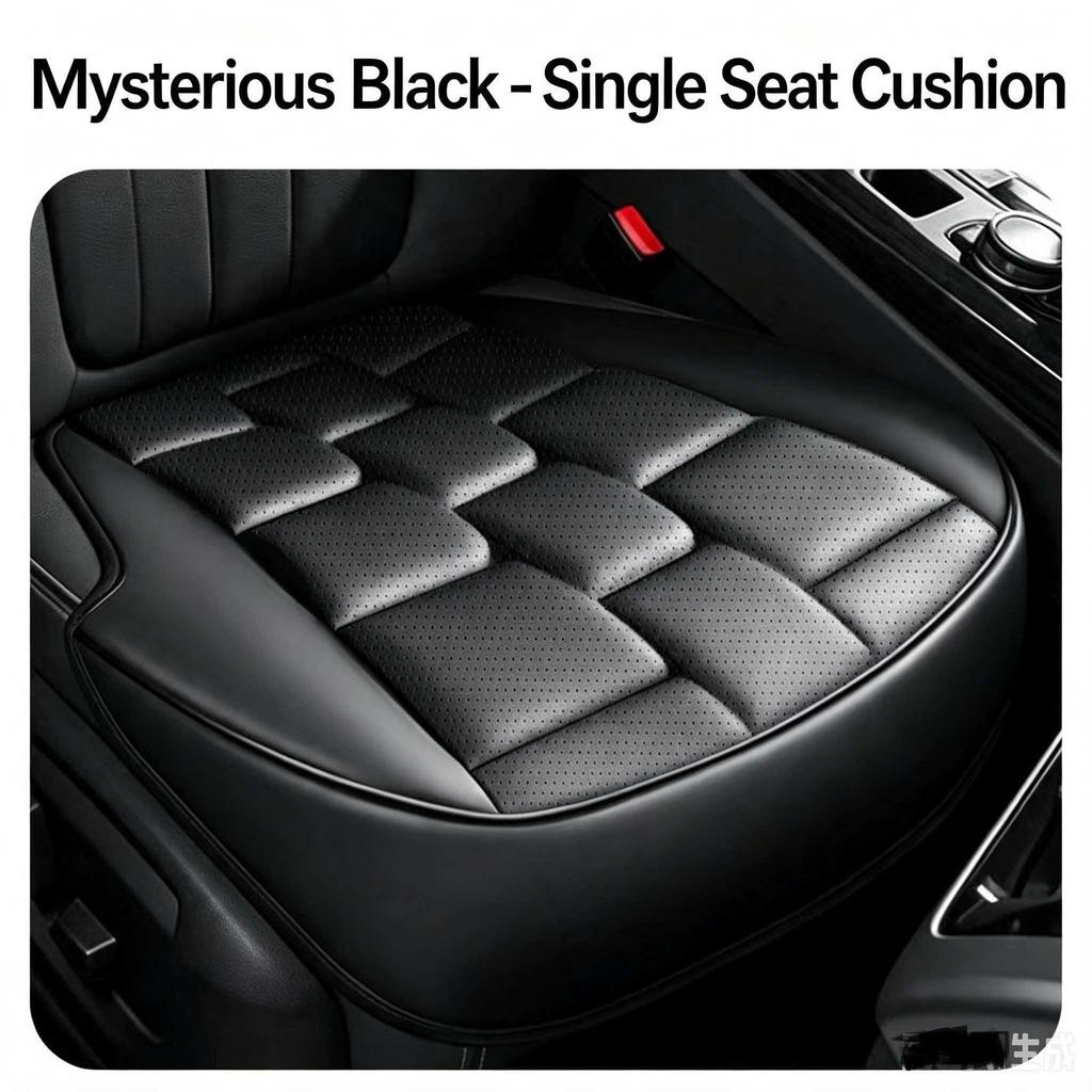 2026 New Car Seat Pad Four Seasons Universal Seat Pad Advanced Sense Perforated Ventilation Single Piece Creative Fun Seat Pad