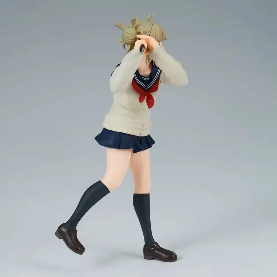 17cm Anime My Hero Academia Anime Figure Toga Himiko Cute Uniform Action Figures PVC Model Toy Adult Collection Statue Fans Gift