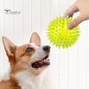 Писклявая собака, жевательный звуковой мяч, игрушка, безопасная чистка зубов, интерактивная игрушка для щенка, жевательная игрушка, шарики, игрушки для дрессировки собак, товары для домашних животных, для облегчения скуки, уход за зубами