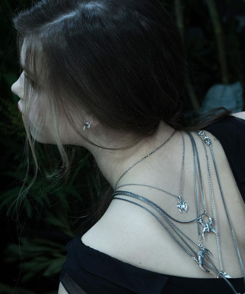 Mezmic Double Teeth Necklace