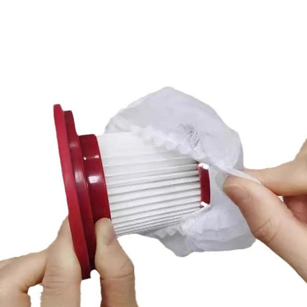 100Pcs Disposable Home Vacuum Cleaner Filter Protective Cover Durable Mesh Net Dust Collection Non-Woven Filter Cover Accessories