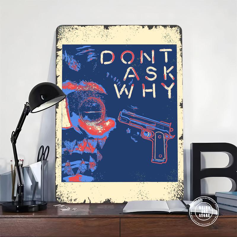 Characters in Comics Tinplate Poster Customized Wall Art Vintage Retro Metal Signs for Bedroom Decoration Room Man Cave Decor