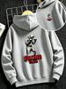 Kids Hoodie Autumn Winter Fleece Boxing Club Boxer Graphic Pullover Sweatshirt Casual Warm Sports Hooded Sweatshirt