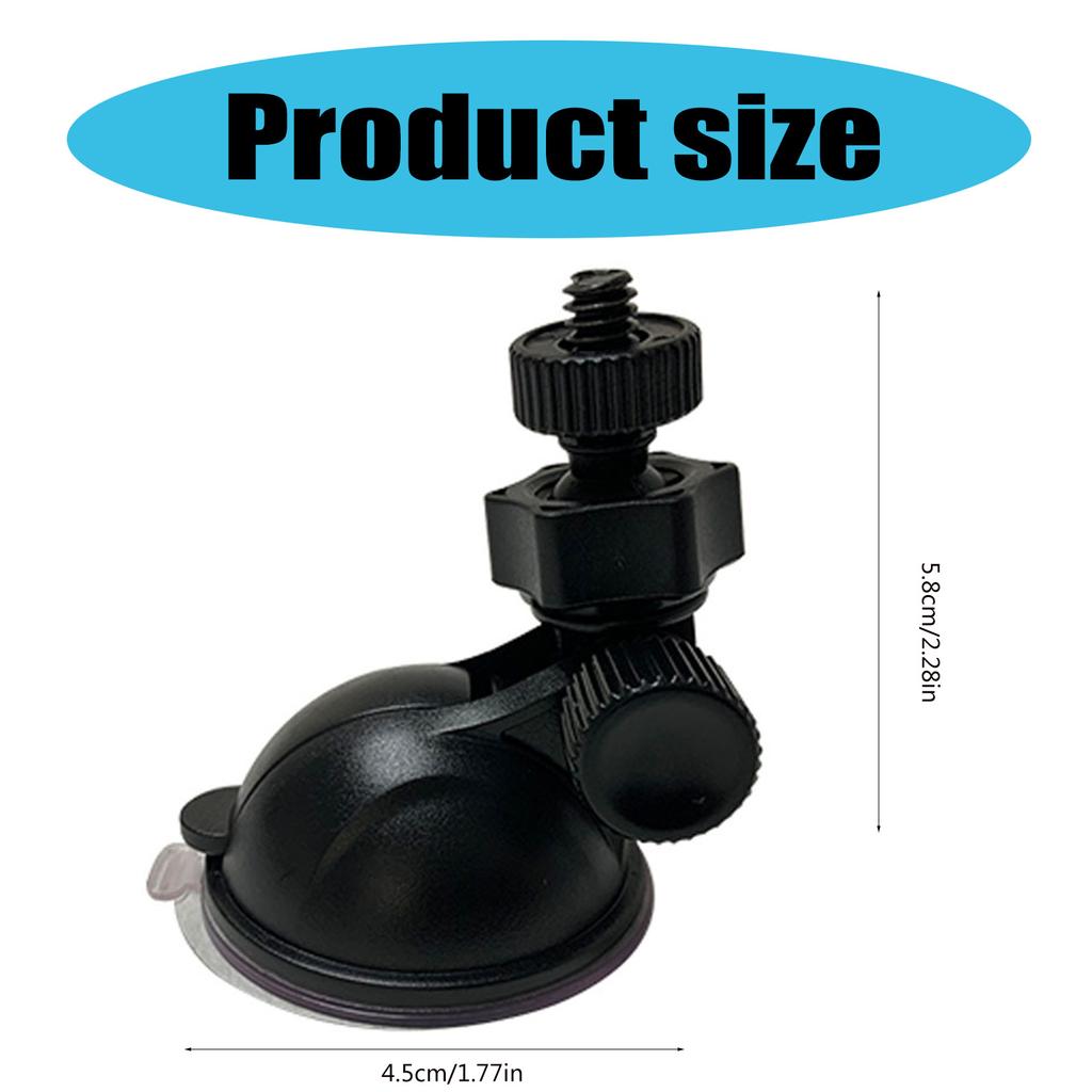 Универсальный держатель для камеры на приборной панели автомобиля с присоской и несколькими шарнирами, прочное крепление для надежного крепления