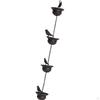 Bird Rain Chains for Gutters Pouring Cups Display Bath Rainwater Catcher Chain Replacement