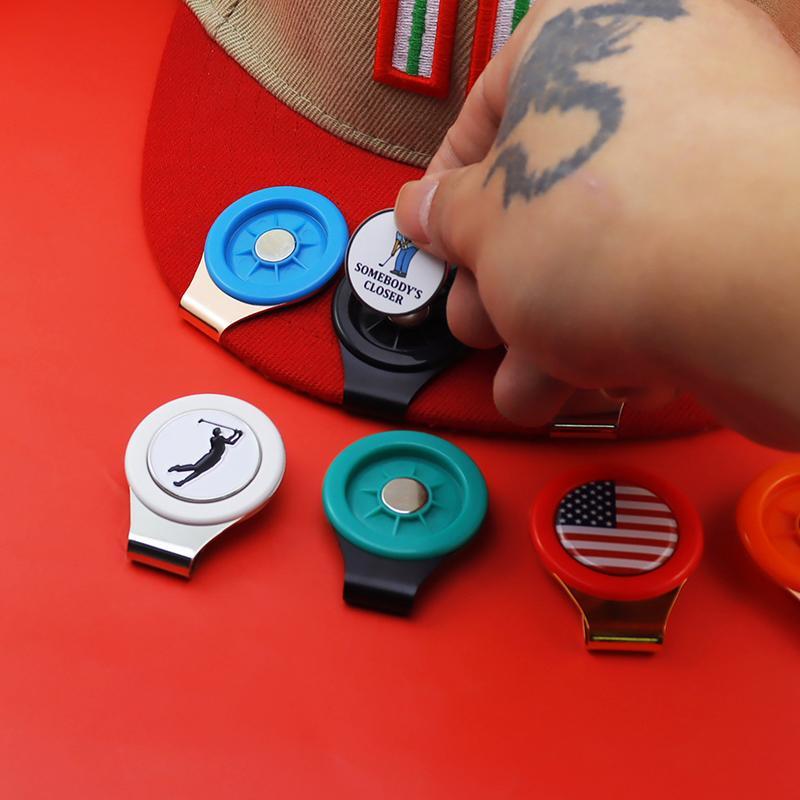 Golf Cap Clips Hat Clip Alloy Gift Jewelry Badges Trendy Golf Accessories Caps Clips Marker Gifts For Boys