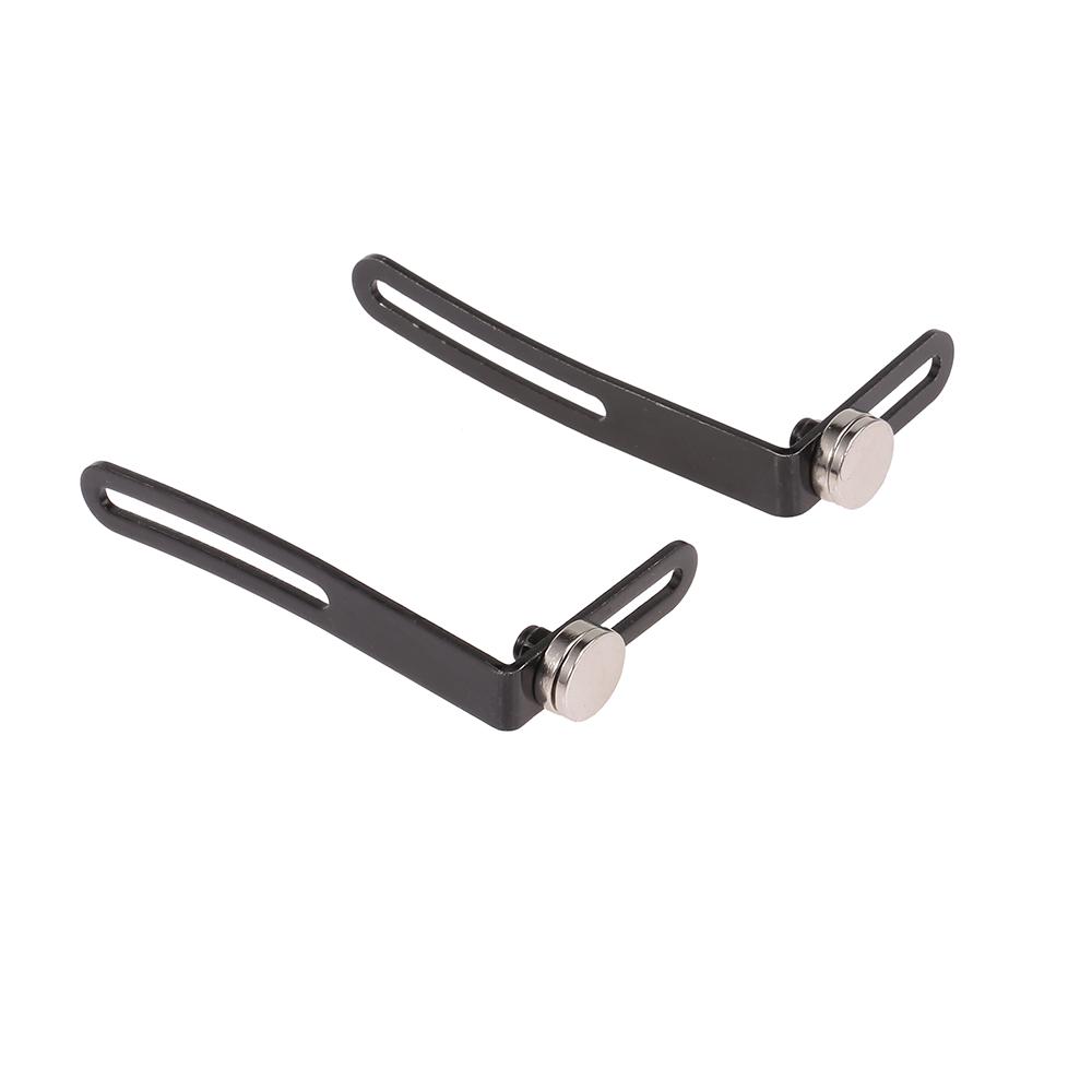 4PCS RC Car Body Mount Metal L-Bracket with Magnet for SCX10 90046 D90 1/10 RC Crawler Car