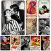 Gone With The Wind Metal Sign Classic Movie Metal Poster Man Cave Garage Vintage Metal Plate Rusty Metal Plaque Industrial Decor