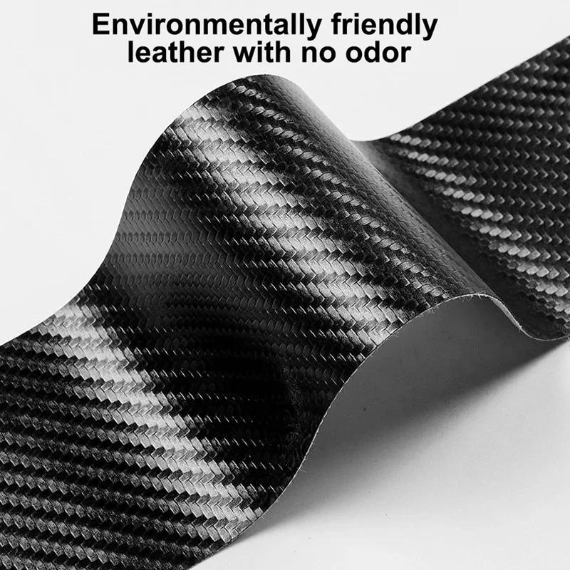 trbdm9 for Car Stickers Threshold Strip Carbon Fibre For Alfa Romeo Giulia Stelvio Giulietta 156 159 147 Mito Tonale Car Accessories