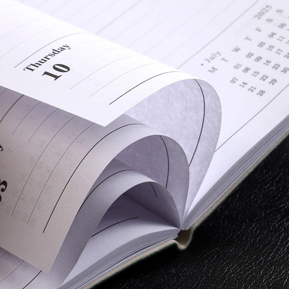 A6/A7 2025 Agenda Book English Daily Weekly Monthly Planner 2025 Planner Notebook  School Office