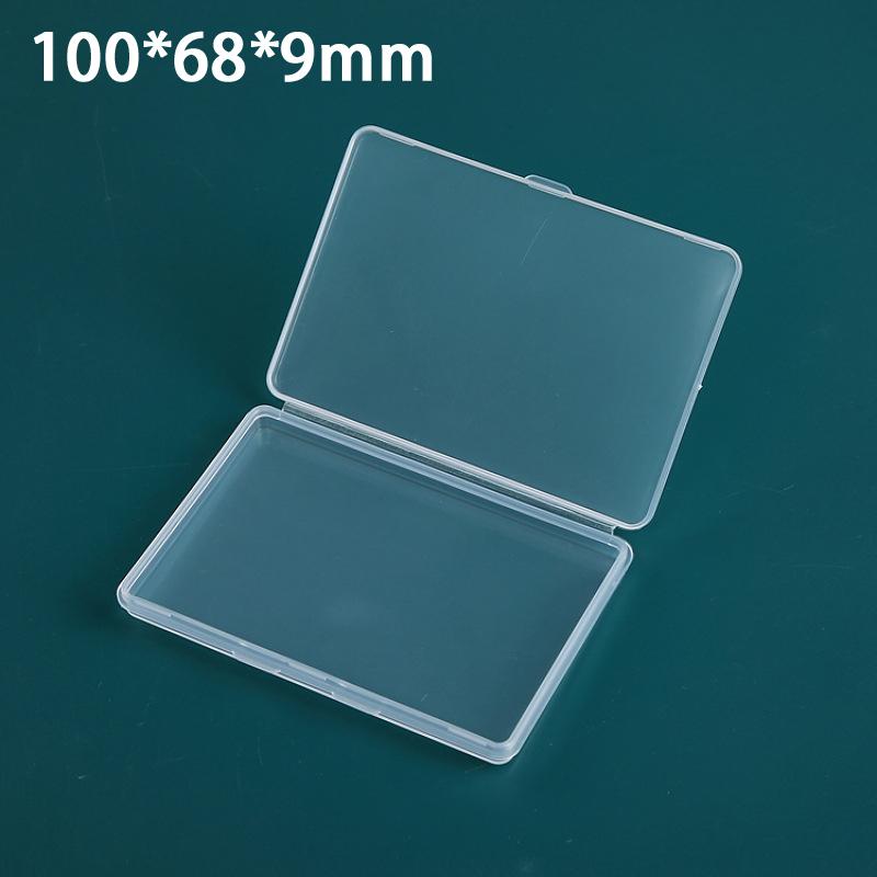 New Mini Plastic Box Rectangular Translucent Packing Box Dustproof Durable Strong Jewelry Button Sundries Storage Case Container
