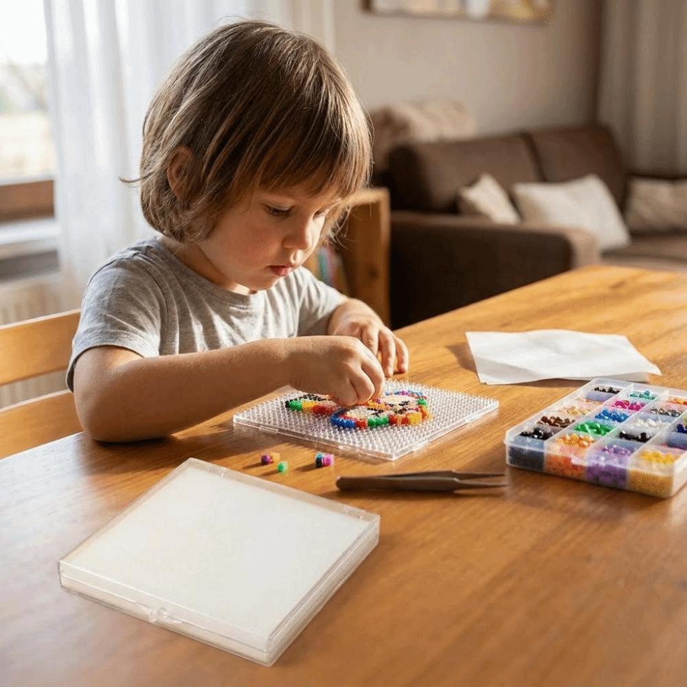 Anti-Spill Perler Bead Storage Box Transparent Semi-finished Storage Box Project Storage