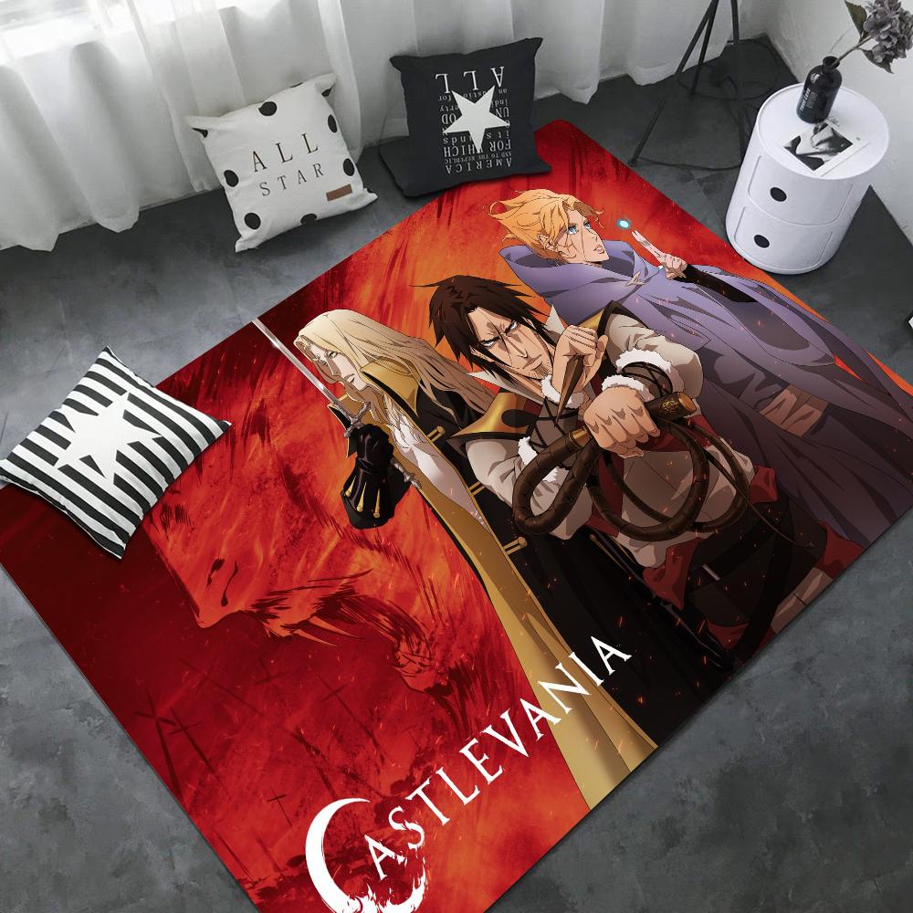 Castlevania Длинные ковры Скандинавский стиль Спальня Гостиная Придверный коврик Дом Балкон Противоскользящий Коврик для туалета