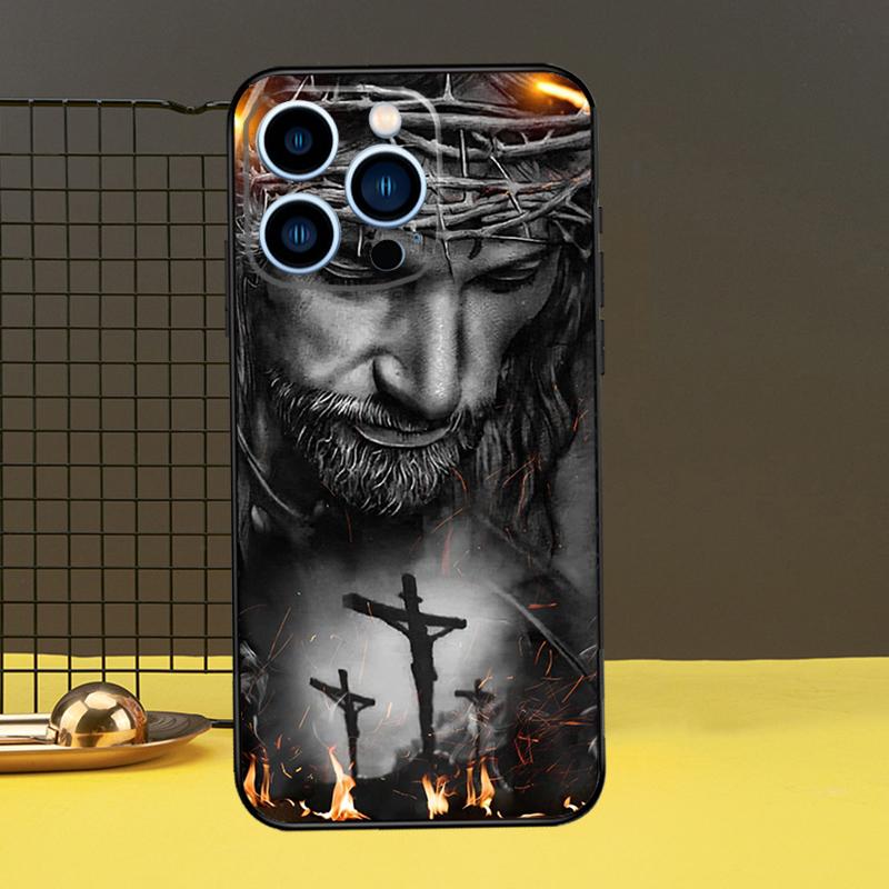 Христианский чехол для телефона с Иисусом для iPhone 11 12 13 14 16 15 Pro Max Mini 7 8 Plus X XR XS Max