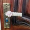 Santa Claus Christmas Door Handle Covers Love Heart Christmas Decorations  Holiday Scene Decoration