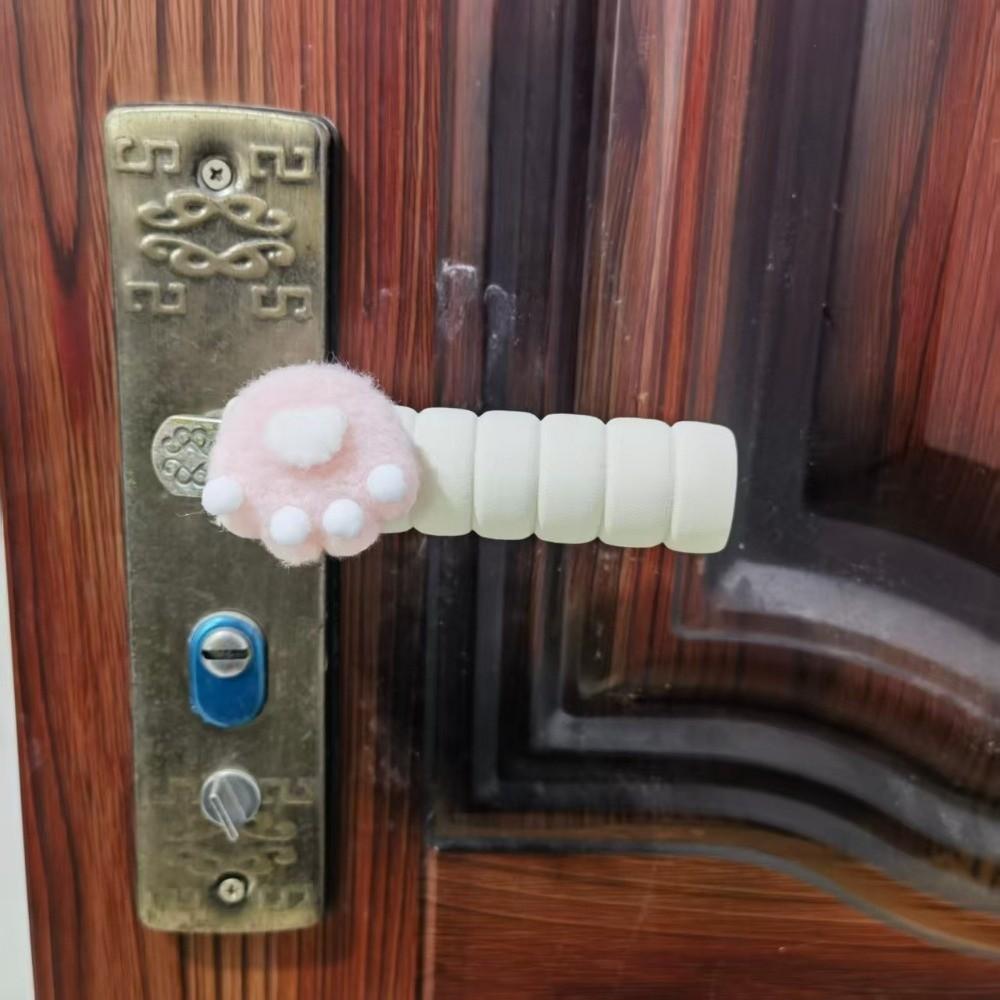 Anti-Collision Xmas Doorknob Cover Love Heart Christmas Decorations Bathroom Door