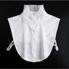 Women Fake Collars Lotus Leaf Fungus Edge Decorative Stand Detachable Collar White Lace Shawl Sweater Collar