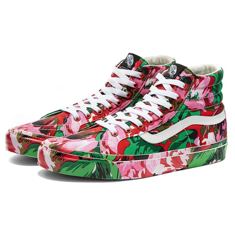 Vans Kenzo x Vans Og Sk8-Hi Lx 'Цветочный Красный' VN0A4BVB02G
