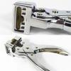 6MM/8MM Manual Single Round Hole Puncher, Plastic Bag OPP Bag PVC Packaging Bag Hole Punching Pliers with 3 Gaskets