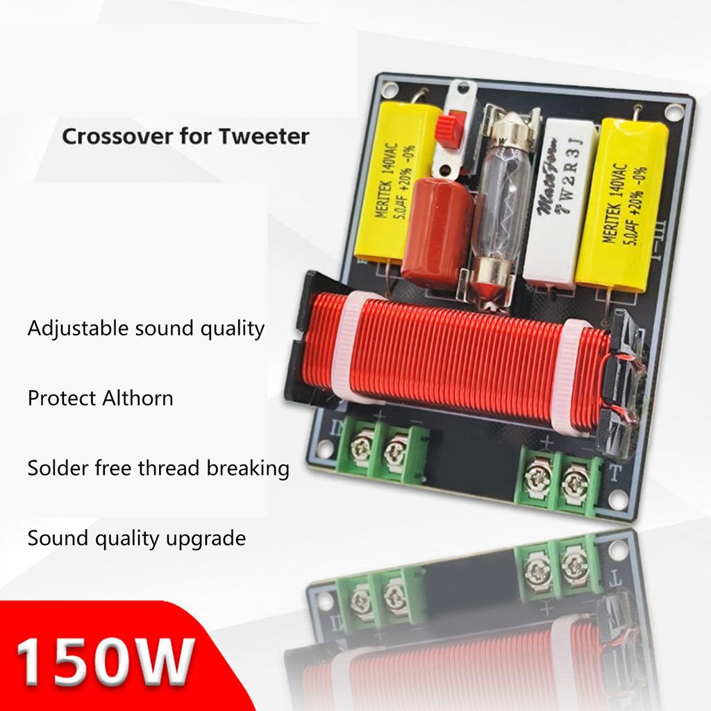 150W Hifi Filter Circuit Board Stage Stereo Speaker Crossover for Tweeter Filters Treble Frequency Dividers 2200Hz