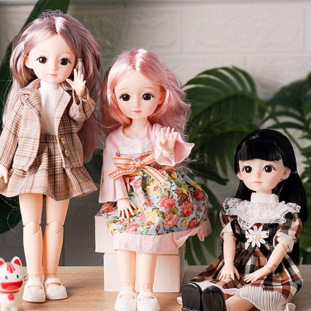 1/6 SD 30 см Bjd кукла с одеждой длинные волосы принцесса макияж шарнирная кукла девочка подарок