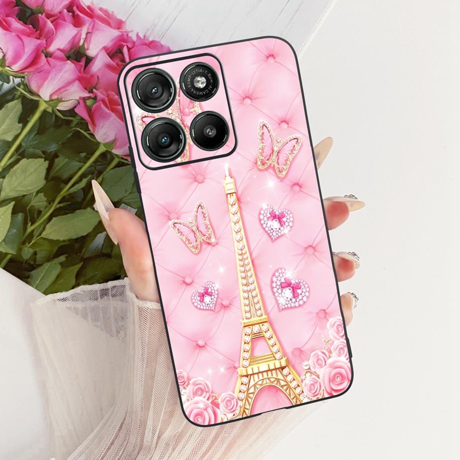 Для Motorola Moto G77 5G Чехол XT2621-4 Роскошный Чехол с Рисунком Цветов Мягкий Силиконовый Чехол Для Moto G67 G 77 MotoG67 MotoG77 5G Сумки