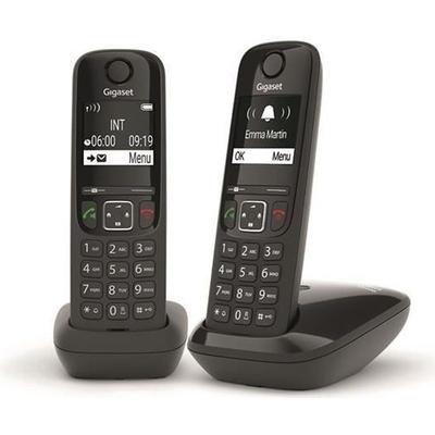 Gigaset Стационарный телефон AS690 Duo Черный