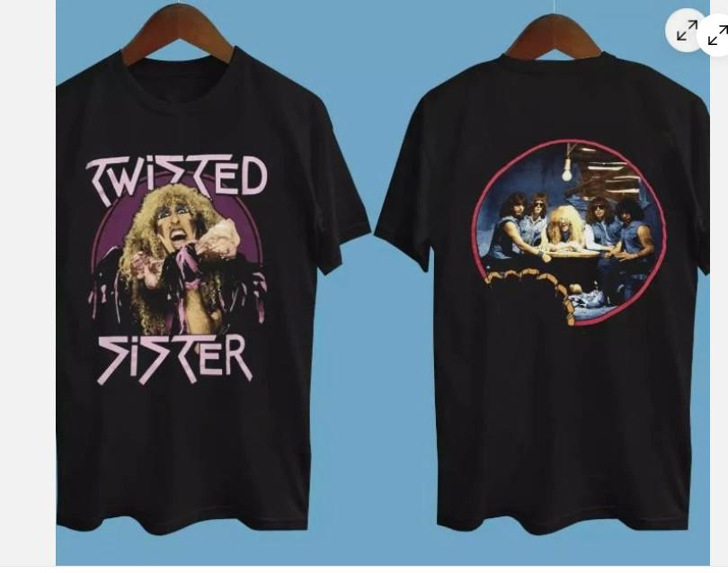 Футболка Twisted Sister Stay Hungry Tour новая двухсторонняя подарок маме подарок фанату