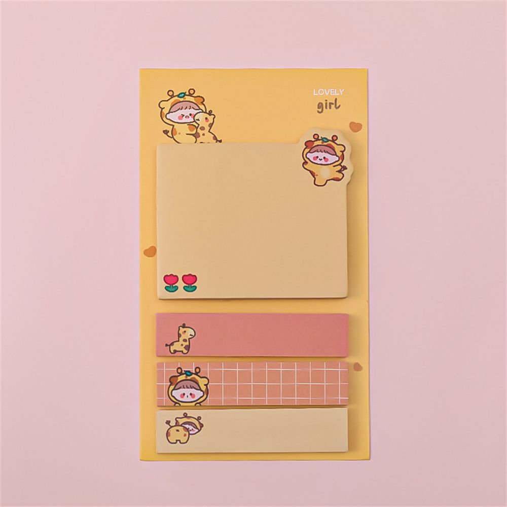 Kawaii School Supplies Animal Stationery N Times Memo Pads Planner Stickers Sticky Notes Bookmark