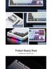 AULA F87Pro Wireless/Wired Mechanical Gaming Keyboard with Bluetooth
