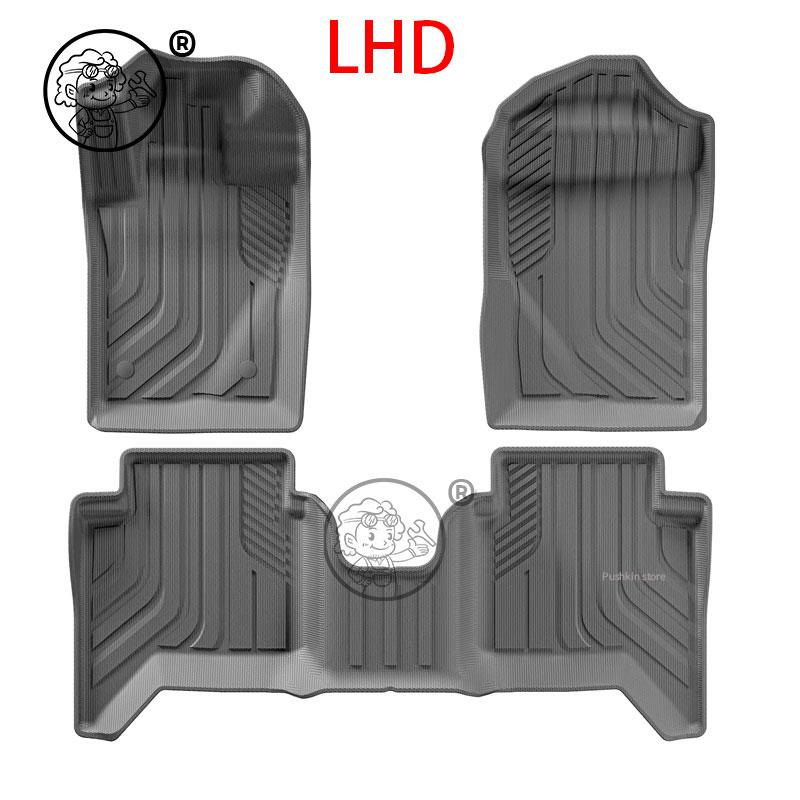 For Ford Ranger 2024 2025 US Version fit 5FT 59.6Bed Car Truck Bed Mat Liner Trunk Bed Liner Black TPE 3D Floor mats